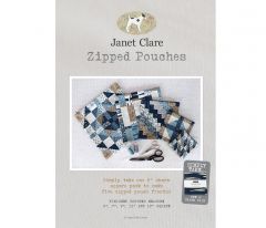 Janet Clare - Patchwork Paper Pattern - Zipped Pouches