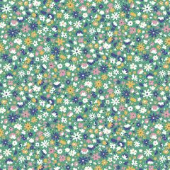 Liberty Patchwork Cotton Fabric - Carnaby - Bloomsbury Blossom Green