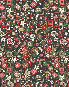 Liberty Lasenby Cotton Fabric - A Woodland Christmas - Christmas Charm A