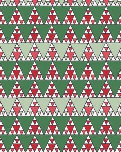 Liberty Lasenby Cotton Fabric - A Woodland Christmas - Evergreen Glade A