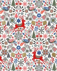 Liberty Lasenby Cotton Fabric - Woodland Christmas - Woodland Wonderland