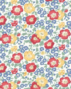 Liberty Lasenby Cotton Fabric - Riviera - Coastal Flowers