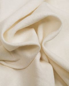 Linen & Cotton Blend Fabric - Cream