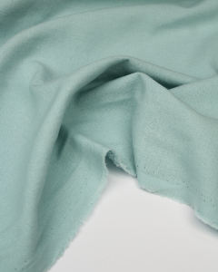 REMNANT Spa Blue Linen & Cotton Fabric - 100cm x 137cm