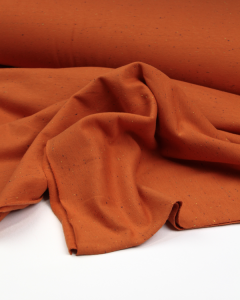 Cosy Colours Sweatshirt Fleece Fabric - Rust