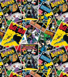 Patchwork Cotton Fabric - DC Comics™ - Retro Comic Posters