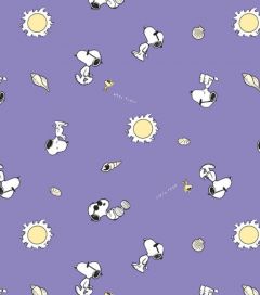 Patchwork Cotton Fabric - Peanuts™ - Snoopy & Woodstock's Adventure - Sunshine Strolling