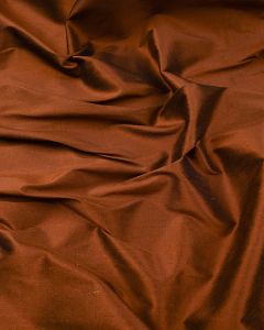 REMNANT Copper Silk Dupion Fabric - 150cm x 140cm
