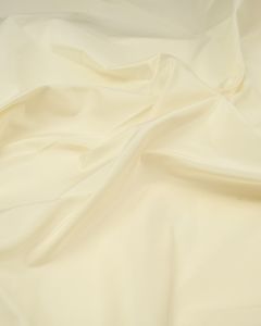 REMNANT Ivory Silk Taffeta Fabric - 100cm x 150cm