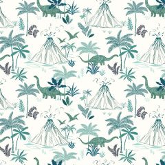 Patchwork Cotton Fabric - Roar - Volcano Palms