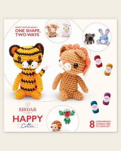 Sirdar Happy Cotton Pattern Book 1 - One Shape Two Ways