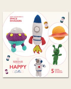 Sirdar Happy Cotton Pattern Book 12 - Space Invaders