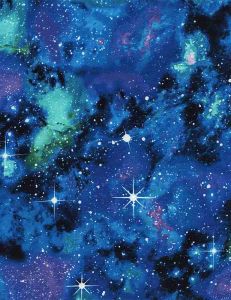 Patchwork Cotton Fabric - Andromeda Galaxy