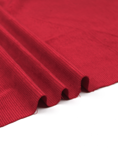 Stretch Cotton Corduroy Fabric - Red