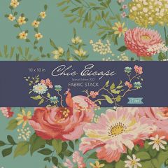 Tilda Patchwork Cotton Fabric - Chic Escape - 10" Fabric Stack