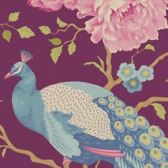 Tilda Patchwork Cotton Fabric - Chic Escape - Peacock Tree Grape