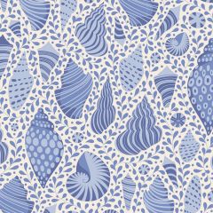 Tilda Patchwork Cotton Fabric - Cotton Beach - Shells Blue